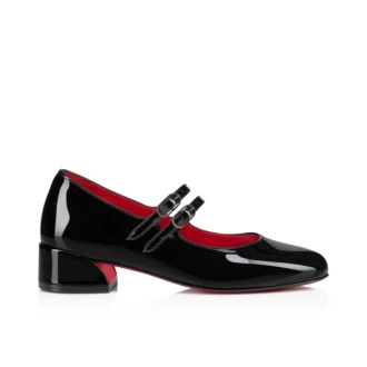 Jane Fille – Ballerinaskor – lackat kalvskinn – svart – barn Jane Fille – Ballerinaskor – lackat kalvskinn – svart – barn