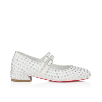 Jane Fille Strass Boum – Ballerinaskor – kreppsatäng och strass – elfenben – barn Jane Fille Strass Boum – Ballerinaskor – kreppsatäng och strass – elfenben – barn