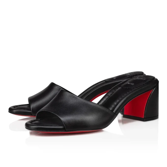 Jane Mule – 55 mm mules – lammnappa – svart – dam Jane Mule – 55 mm mules – lammnappa – svart – dam