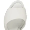 Jane Mule – 55 mm mules – nappaläder – Bianco – dam