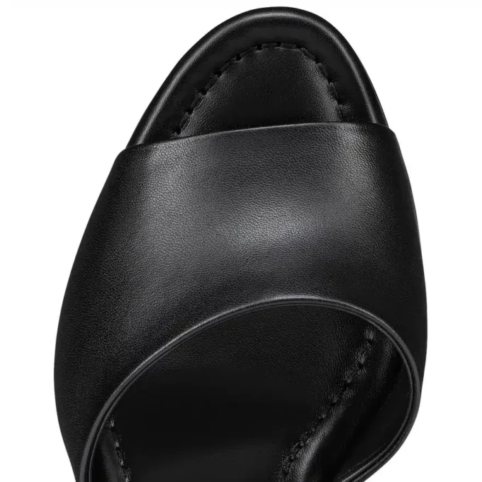 Jane Mule – 85 mm mules – lammnappaläder – svart – dam Jane Mule – 85 mm mules – lammnappaläder – svart – dam