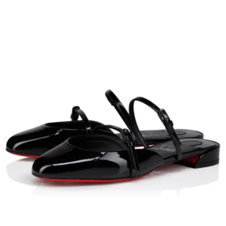 Jane Nina – Mules – Lackkalvskinn – Svart – Dam