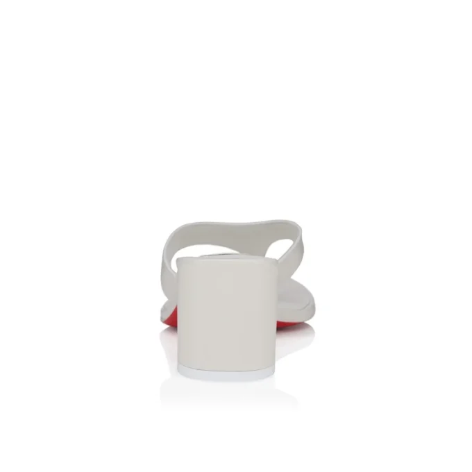 Janetonga – 55 mm tångsandaler – lammnappaläder – Bianco – dam Janetonga – 55 mm tångsandaler – lammnappaläder – Bianco – dam