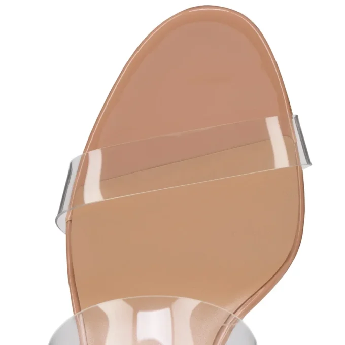 Just Nothing – 55 mm mules – TPU och lackat kalvskinn – Blush – Dam Just Nothing – 55 mm mules – TPU och lackat kalvskinn – Blush – Dam