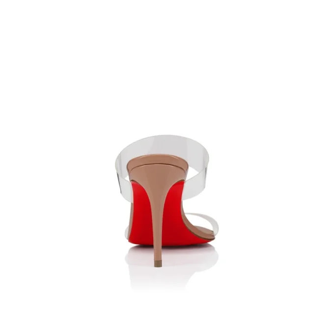 Just Nothing – 85 mm mules – lackläder och TPU – Blush – Dam