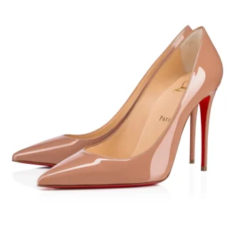 Kate – 100 mm pumps – lackat kalvskinn – Blush – Dam