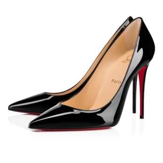 Kate – 100 mm pumps – lackkalvskinn – svart – dam