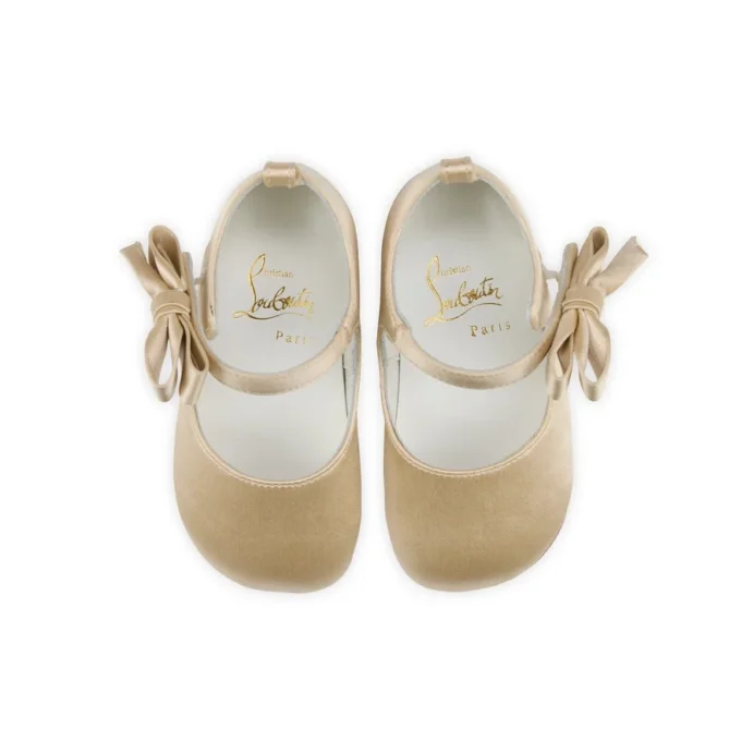 Lou Babe – Ballerinaskor – crepesatin – pastellbeige – baby Lou Babe – Ballerinaskor – crepesatin – pastellbeige – baby
