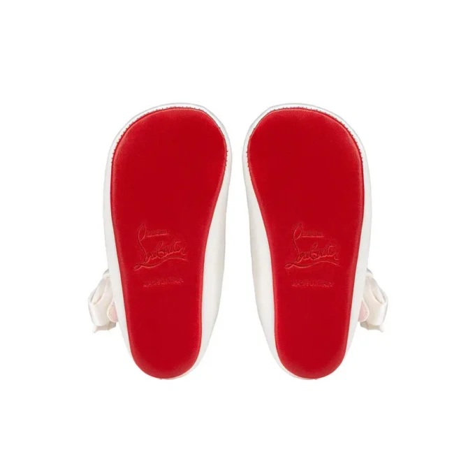 Lou Babe – Ballerinaskor – Kreppsatin – Bianco – Baby Lou Babe – Ballerinaskor – Kreppsatin – Bianco – Baby