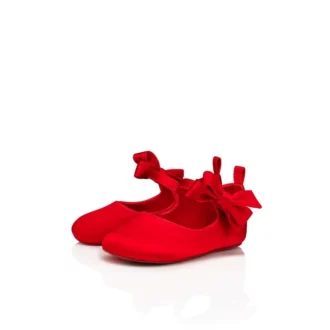 Lou Babe – Ballerinaskor – Kreppsatin – Loubi – Baby