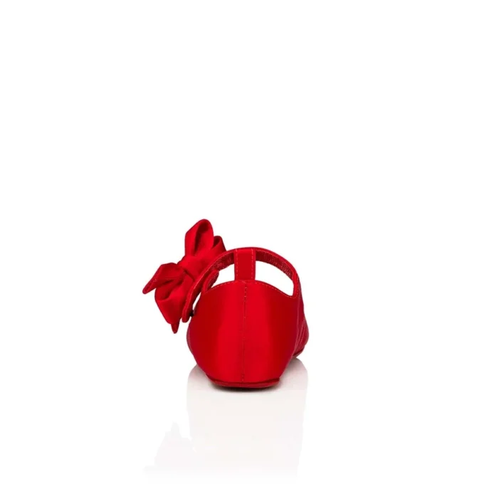 Lou Babe – Ballerinaskor – Kreppsatin – Loubi – Baby Lou Babe – Ballerinaskor – Kreppsatin – Loubi – Baby