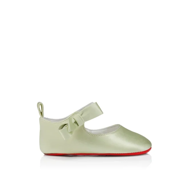 Lou Babe – Ballerinaskor – Kreppsatin – Pastell Manuka – Baby Lou Babe – Ballerinaskor – Kreppsatin – Pastell Manuka – Baby