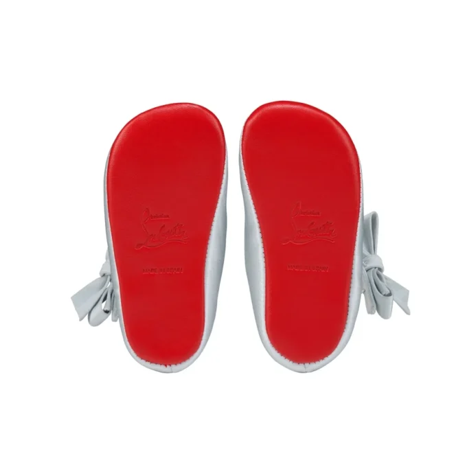 Lou Babe – Ballerinaskor – Kreppsatin – Pastellblå – Baby Lou Babe – Ballerinaskor – Kreppsatin – Pastellblå – Baby