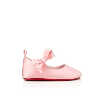 Lou Babe – Ballerinaskor – Kreppsatin – Rosy – Baby Lou Babe – Ballerinaskor – Kreppsatin – Rosy – Baby