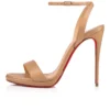 Loubi Queen – 120 mm sandaler – nappaläder – Nude 1 – dam Loubi Queen – 120 mm sandaler – nappaläder – Nude 1 – dam
