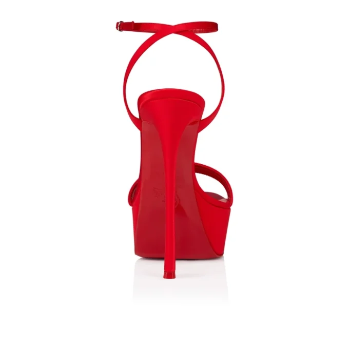 Loubi Queen Alta – 150 mm remsandaler – kreppsatin – Loubi – dam Loubi Queen Alta – 150 mm remsandaler – kreppsatin – Loubi – dam