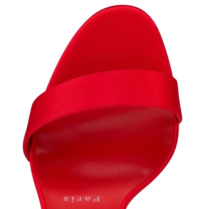 Loubi Queen Alta – 150 mm remsandaler – kreppsatin – Loubi – dam Loubi Queen Alta – 150 mm remsandaler – kreppsatin – Loubi – dam