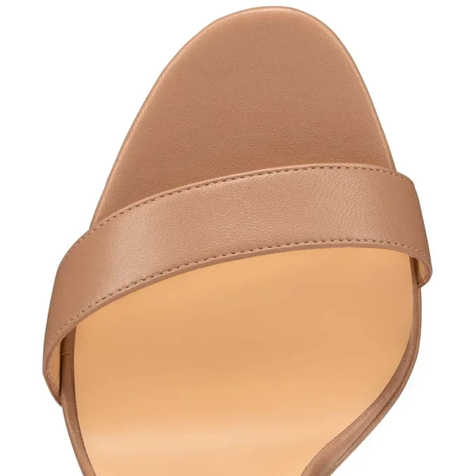 Loubi Queen Alta – 150 mm remsandaler – nappaläder – Blush – dam Loubi Queen Alta – 150 mm remsandaler – nappaläder – Blush – dam