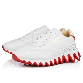 Loubishark – Sneakers – Kalvskinn, neopren och gummi – Vit – Herr Loubishark – Sneakers – Kalvskinn, neopren och gummi – Vit – Herr