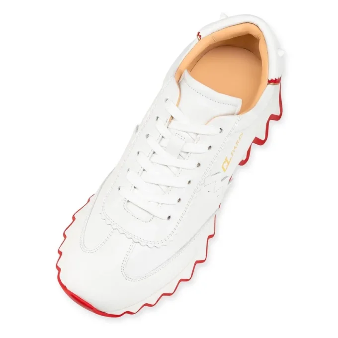 Loubishark – Sneakers – Kalvskinn och neopren – Bianco – Dam Loubishark – Sneakers – Kalvskinn och neopren – Bianco – Dam