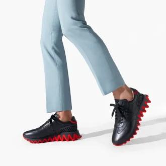 Loubishark – Sneakers – Kalvskinn och neopren – Svart – Herr Loubishark – Sneakers – Kalvskinn och neopren – Svart – Herr