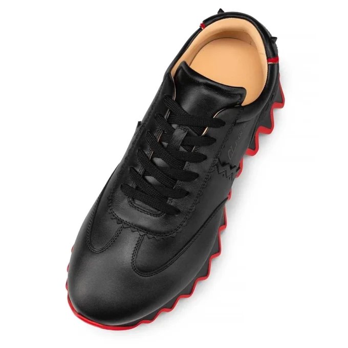 Loubishark – Sneakers – Kalvskinn och neopren – Svart – Herr Loubishark – Sneakers – Kalvskinn och neopren – Svart – Herr