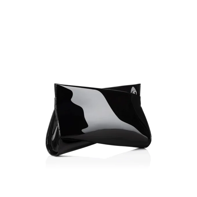 Loubitwist – Clutch – Lackläder – Svart