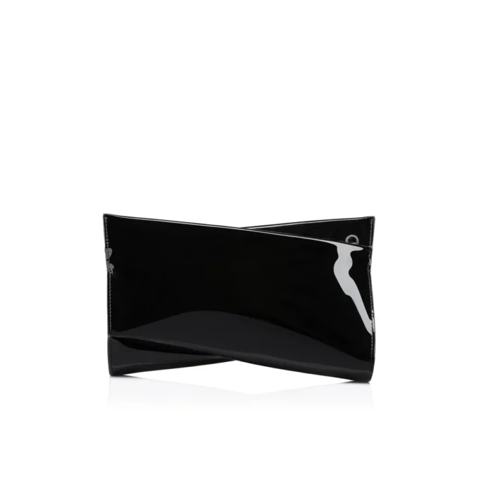 Loubitwist – Clutch – Lackläder – Svart