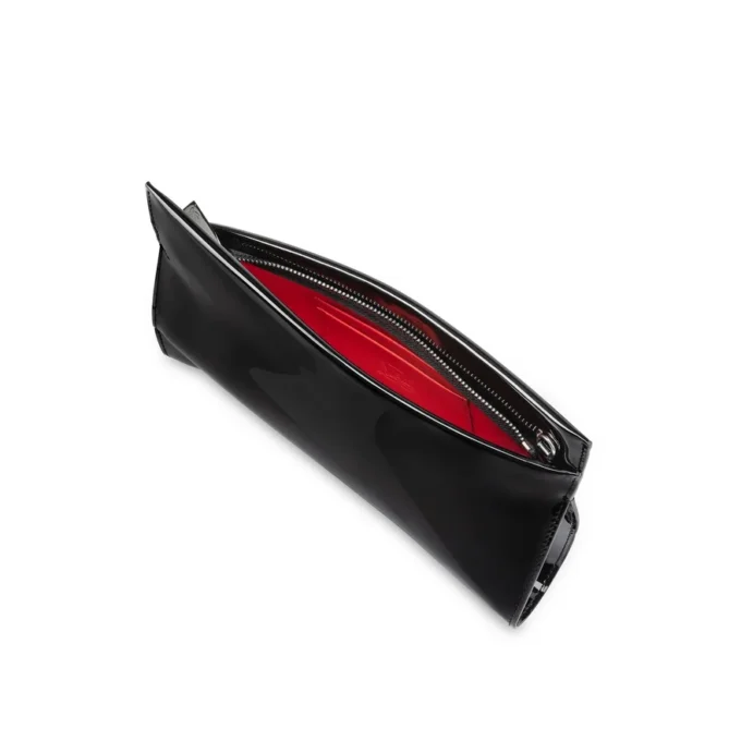 Loubitwist – Clutch – Lackläder – Svart