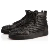 Louis – Höga Sneakers – Kalvskinn och spikar – Svart – Herr Louis – Höga Sneakers – Kalvskinn och spikar – Svart – Herr