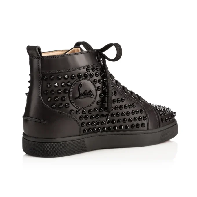 Louis – Höga Sneakers – Kalvskinn och spikar – Svart – Herr Louis – Höga Sneakers – Kalvskinn och spikar – Svart – Herr