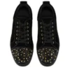 Louis Junior P Pik Pik Strass – Sneakers – Veau Velours – Svart – Herr Louis Junior P Pik Pik Strass – Sneakers – Veau Velours – Svart – Herr