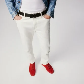 Louis Junior Spikes – Sneakers – Kalvskinn och spikar – Loubi – Herr Louis Junior Spikes – Sneakers – Kalvskinn och spikar – Loubi – Herr