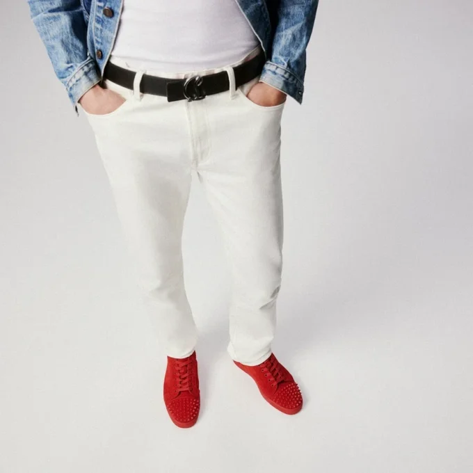 Louis Junior Spikes – Sneakers – Kalvskinn och spikar – Loubi – Herr Louis Junior Spikes – Sneakers – Kalvskinn och spikar – Loubi – Herr
