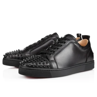 Louis Junior Spikes – Sneakers – Kalvskinn och spikar – Svart – Herr Louis Junior Spikes – Sneakers – Kalvskinn och spikar – Svart – Herr