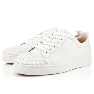Louis Junior Spikes – Sneakers – Kalvskinn och spikar – Vit – Herr Louis Junior Spikes – Sneakers – Kalvskinn och spikar – Vit – Herr