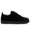 Louis Junior Spikes – Sneakers – Veau Velours – Svart – Herr Louis Junior Spikes – Sneakers – Veau Velours – Svart – Herr