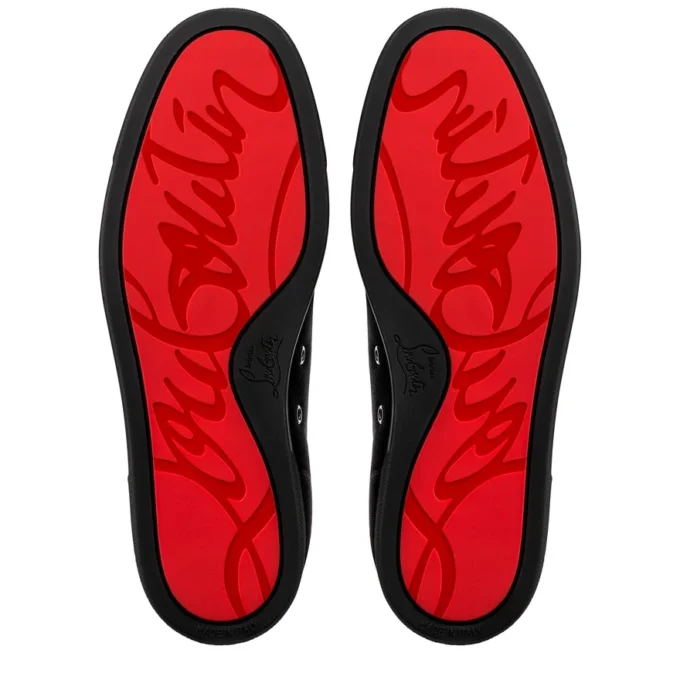 Louis Junior Spikes – Sneakers – Veau Velours – Svart – Herr Louis Junior Spikes – Sneakers – Veau Velours – Svart – Herr