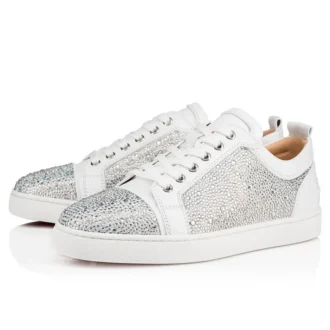 Louis Junior Strass – Låga sneakers – Mocka och strass – Silver – Herr Louis Junior Strass – Låga sneakers – Mocka och strass – Silver – Herr