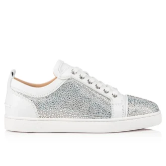 Louis Junior Strass – Låga sneakers – Mocka och strass – Silver – Herr Louis Junior Strass – Låga sneakers – Mocka och strass – Silver – Herr
