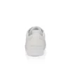 Louise Junior Perla – Sneakers – Kreppsatin, kalvskinn och pärlor – Vit – Dam