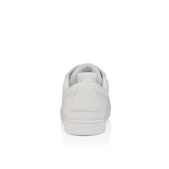 Louise Junior Perla – Sneakers – Kreppsatin, kalvskinn och pärlor – Vit – Dam