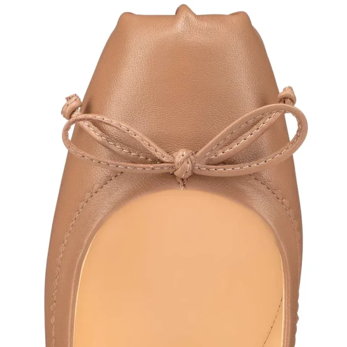 Mamadrague – Ballerinaskor – Lammnappaläder – Blush – Dam