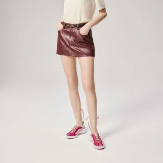 Mara Open – Sneakers – Kalvskinn och siden-taft – Palacy – Dam