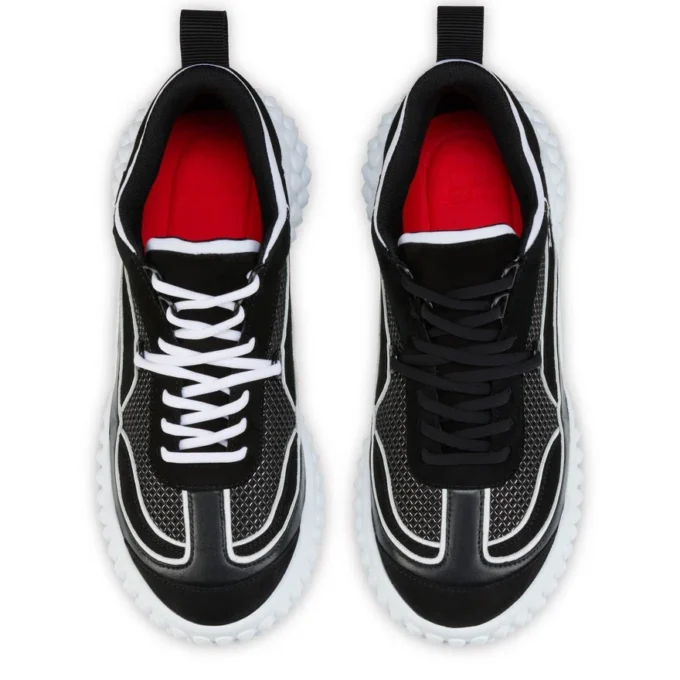 Mara – Sneakers – Veau Velours, lammnappaläder och mesh – Svart – Dam Mara – Sneakers – Veau Velours, lammnappaläder och mesh – Svart – Dam