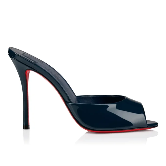 Me Dolly – 100 mm mules – lackat kalvskinn – Last Night – dam Me Dolly – 100 mm mules – lackat kalvskinn – Last Night – dam