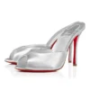Me Dolly – 100 mm mules – nappaläder – silver – dam Me Dolly – 100 mm mules – nappaläder – silver – dam