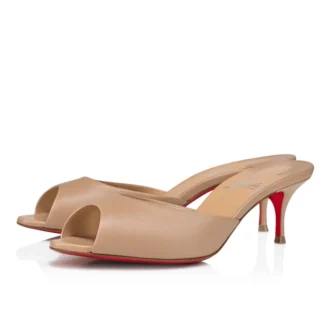 Me Dolly – 55 mm mules – nappaläder – Blush – dam