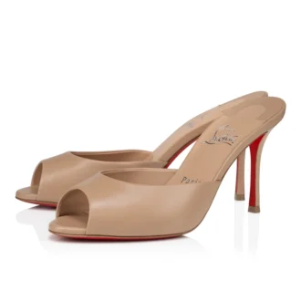 Me Dolly – 85 mm mules – nappaläder – Blush – dam