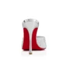 Me Dolly Strass – 100 mm mules – mocka och strass – silver Me Dolly Strass – 100 mm mules – mocka och strass – silver